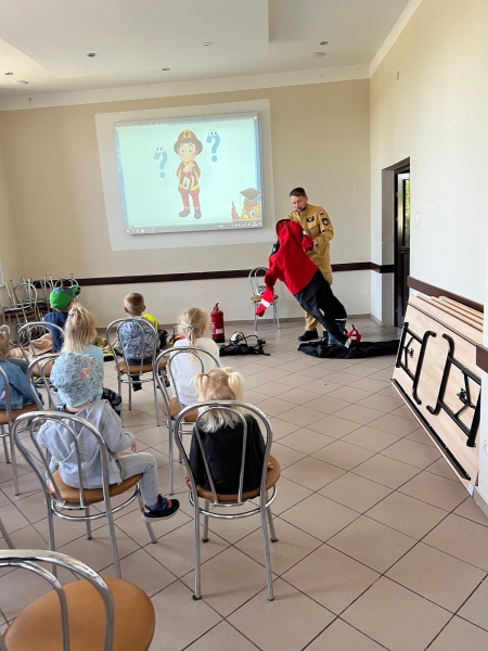 Przedszkolaki w OSP Krępsko