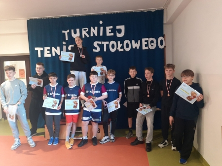 Międzyszkolny Turniej Tenisa Stołowego