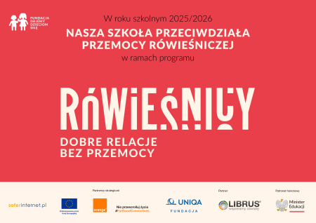 Rówieśnicy - dobre relacje bez przemocy